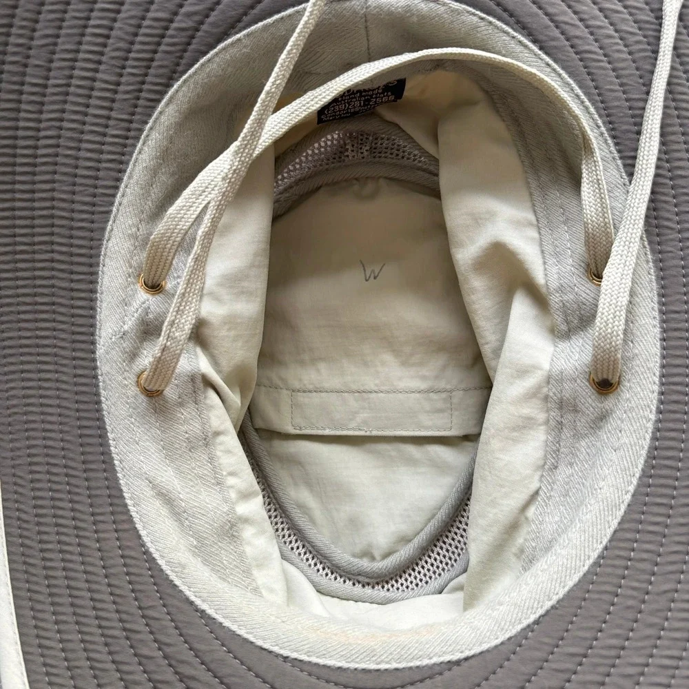 Godfreys Handmade Australian Sun Hat Sage Green Mesh Wide Brim Boonie Hiking Hat